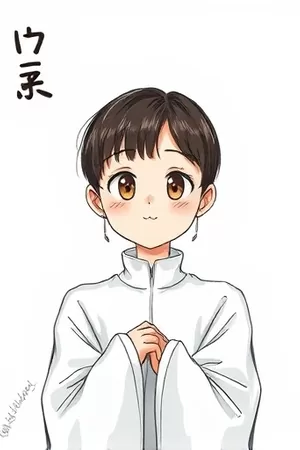 漫画《旧唱片行》封面插画，堆叠的黑胶唱片与老式唱机