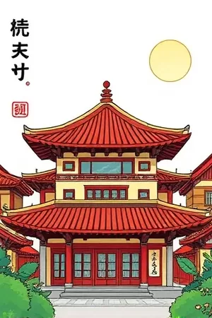 漫画《棋盘尽头》封面插画，棋子停格的木质棋盘与侧光